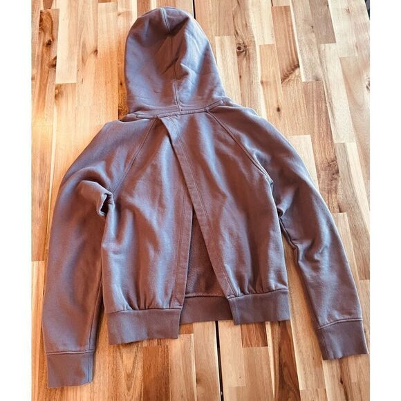 Athleta Moonrise Hoodie Sweatshirt in Mineral Brown - Picture 3 of 5